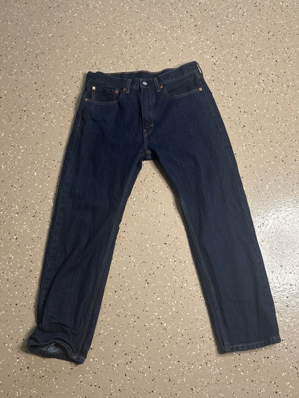 Levi's Men's Dark Blue Relaxed Fit Jeans
